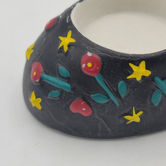 Mary Engelbreit Christmas Mitten Votive Candle Holders Set of 3 Hand Painted - Picture 14 of 16